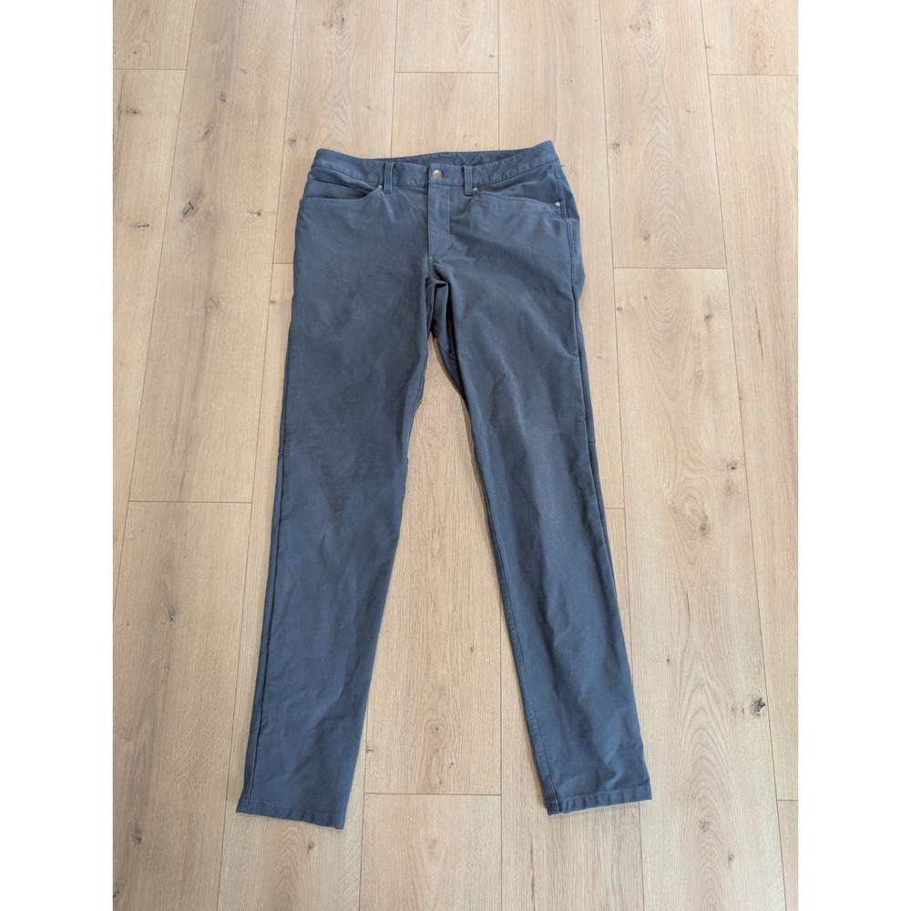 Lululemon ABC Slim-Fit Pant Utilitech Iron Blue Size 32 x 32" M5ABOS